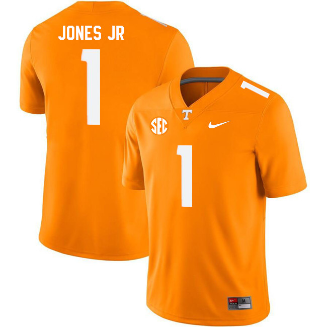 Tennessee Volunteers #1 Velus Jones Jr. College Football Jerseys Stitched Sale-Orange